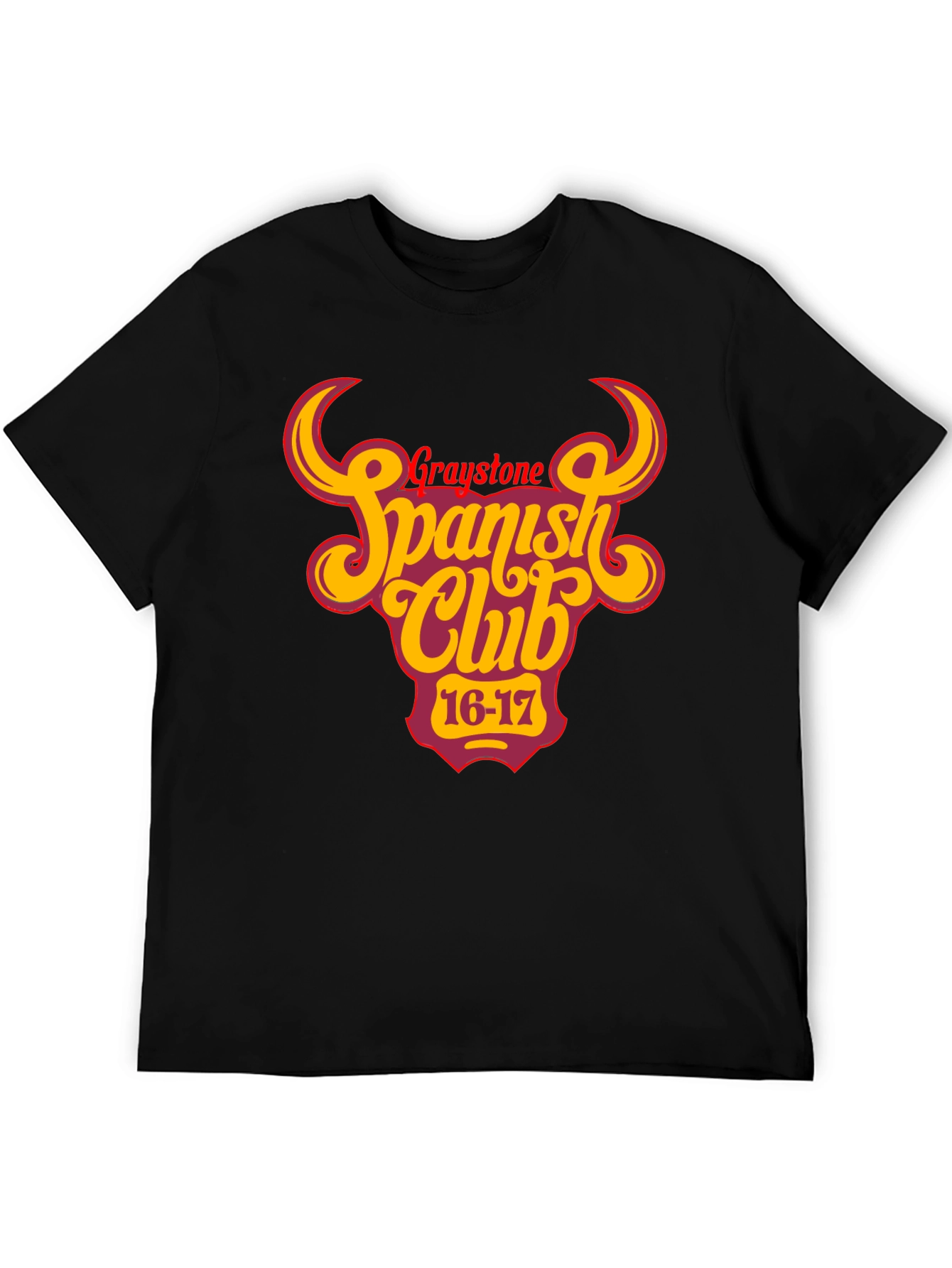 Graystone Spanish Club Black T-Shirt