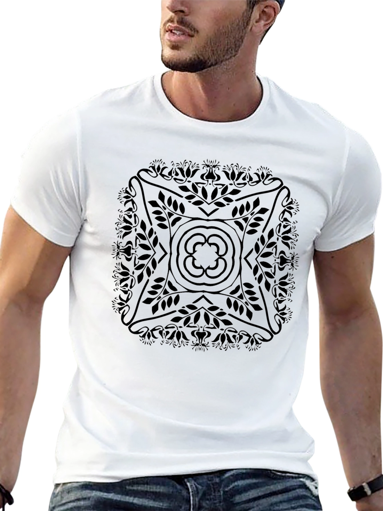 Stylish Black Graphic Tee
