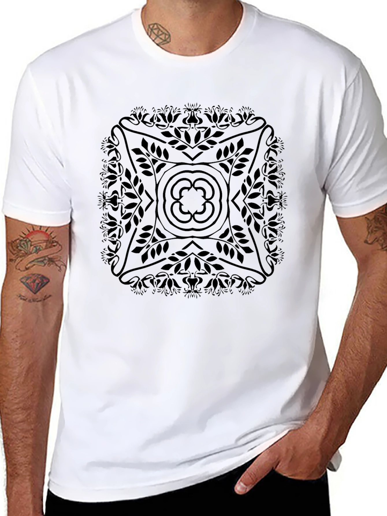 Stylish Black Graphic Tee