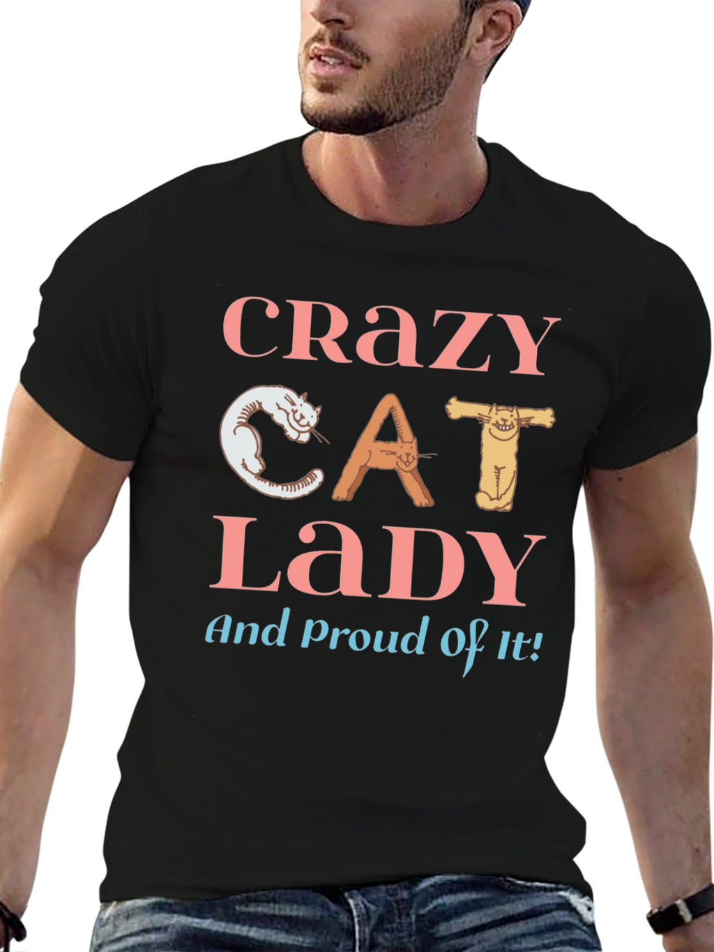 Crazy Cat Lady T-Shirt - Cat Lover Apparel