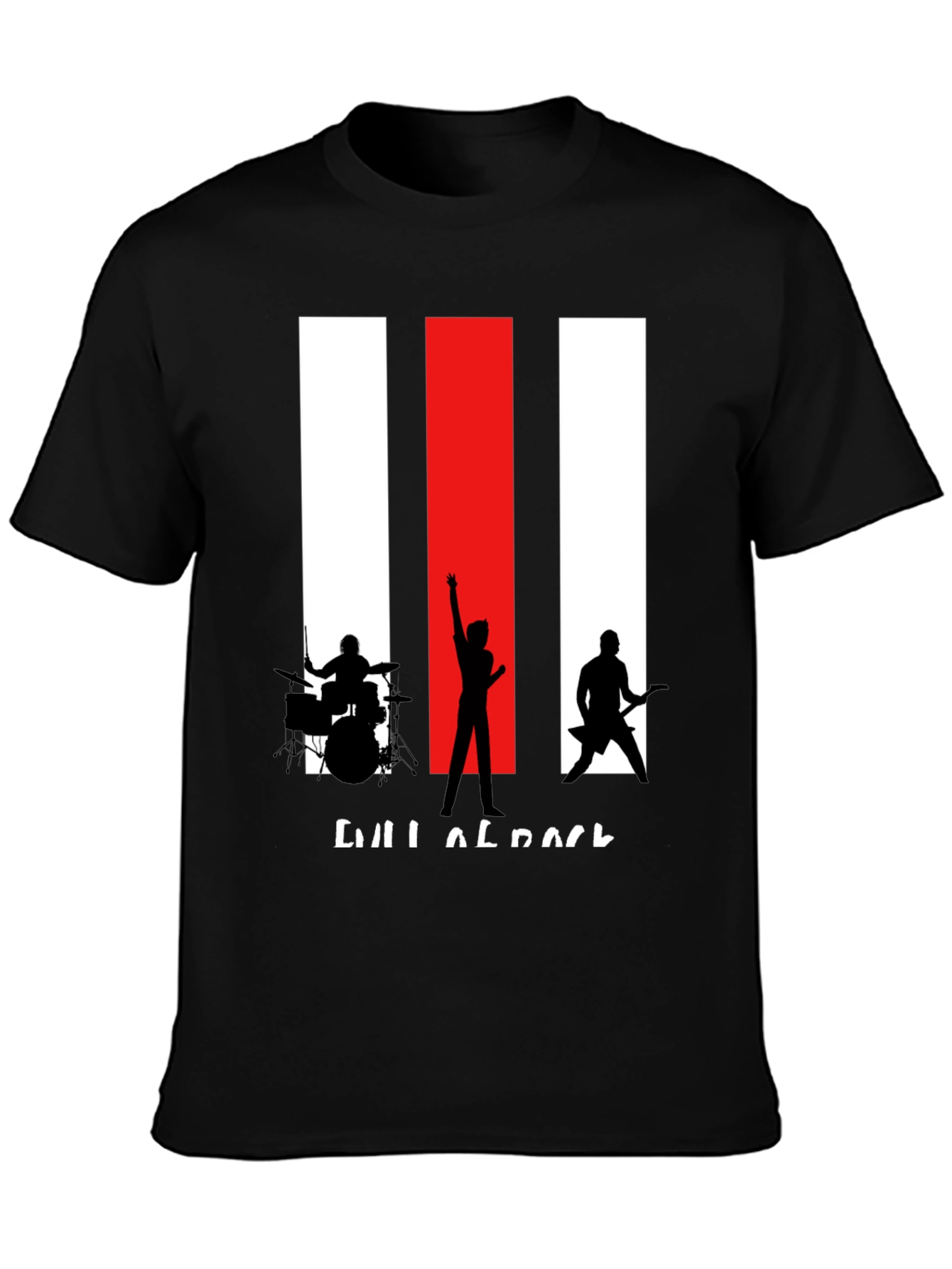 Rock Band Silhouette Graphic Tee