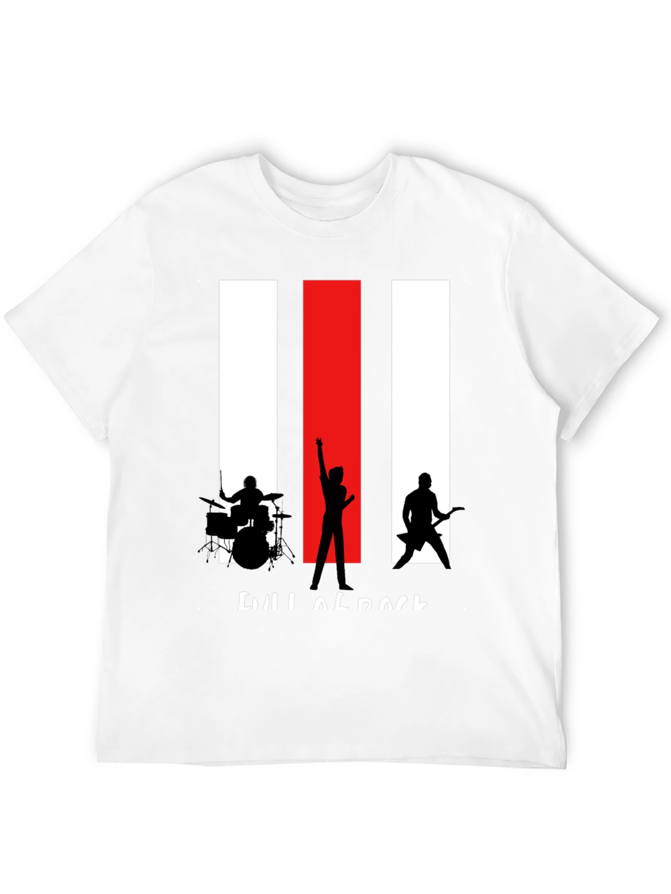 Rock Band Silhouette Graphic Tee