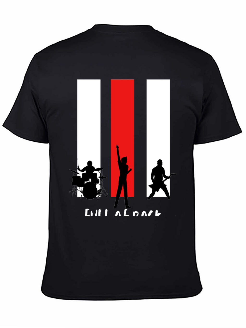 Rock Band Silhouette Graphic Tee