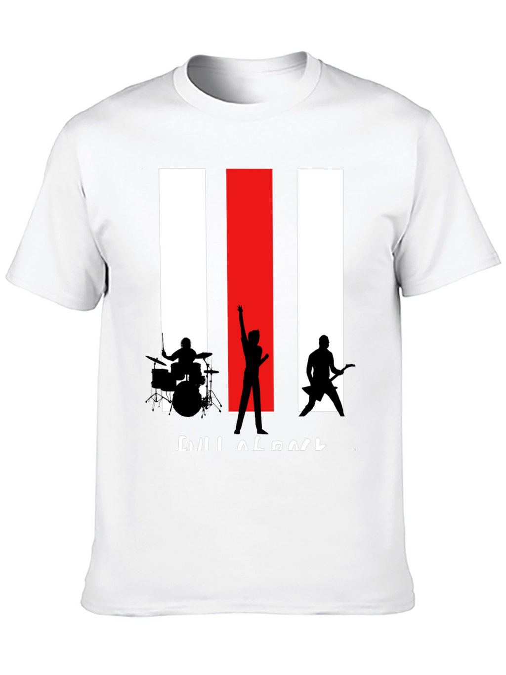 Rock Band Silhouette Graphic Tee