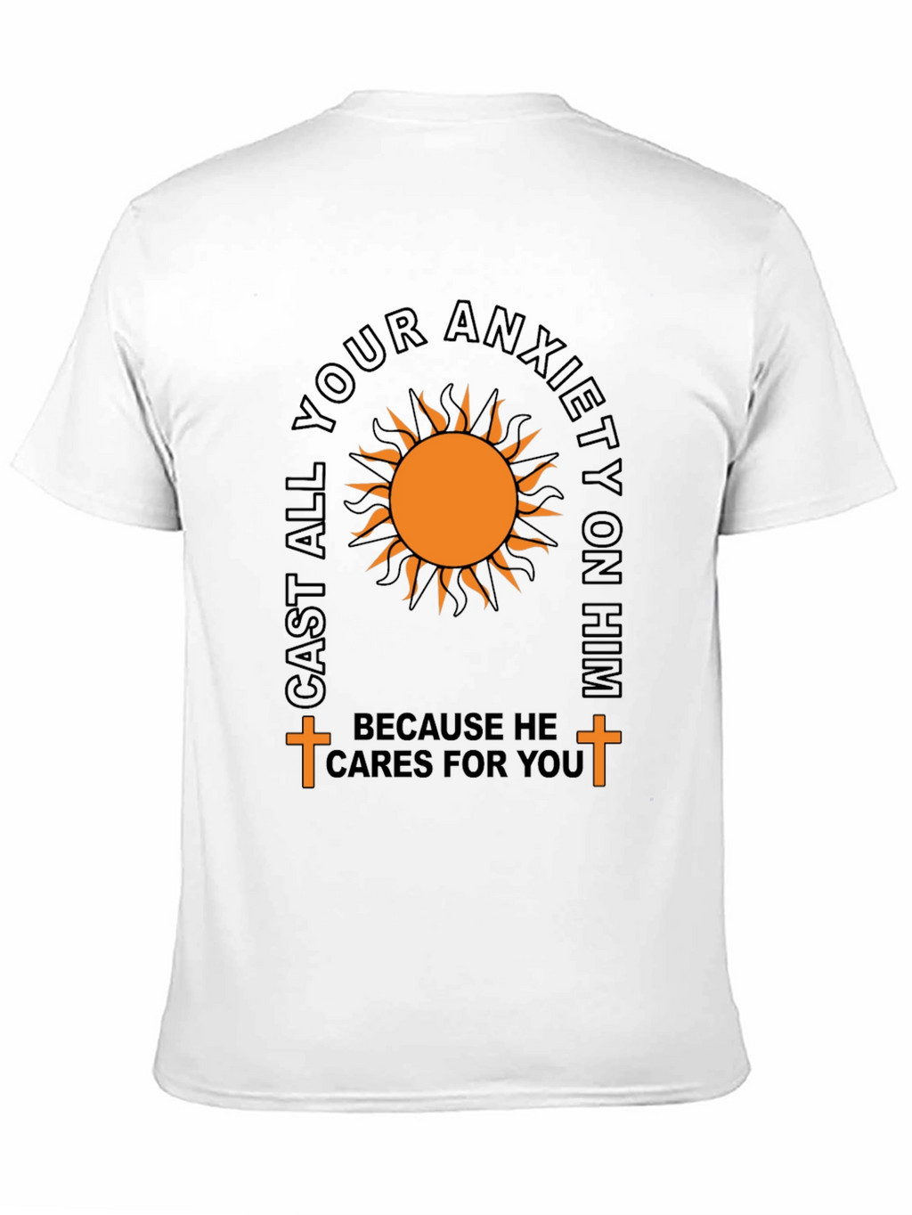 Cast Your Anxiety T-Shirt: Comfort & Faith