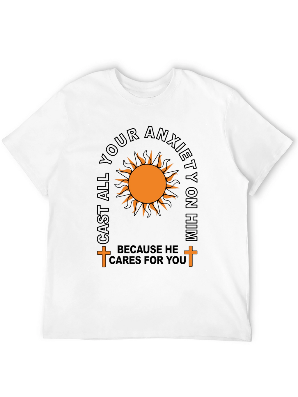 Cast Your Anxiety T-Shirt: Comfort & Faith