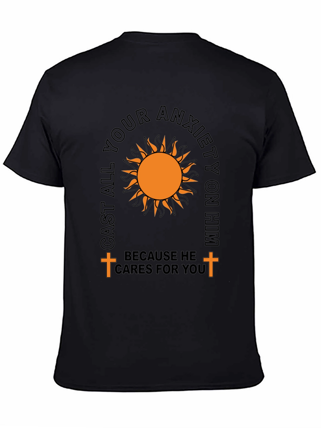 Cast Your Anxiety T-Shirt: Comfort & Faith