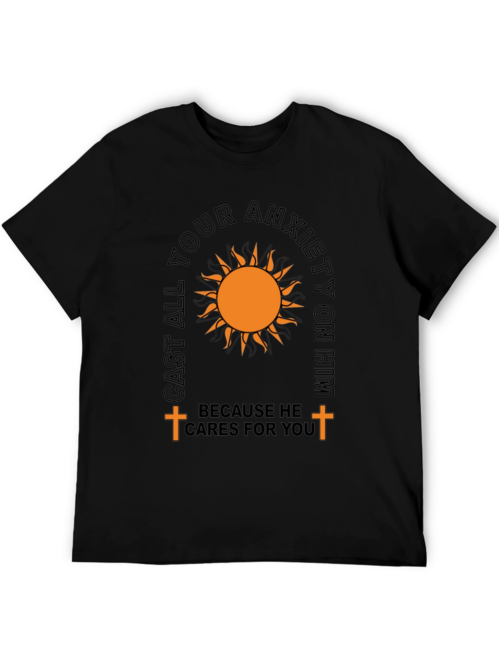 Cast Your Anxiety T-Shirt: Comfort & Faith