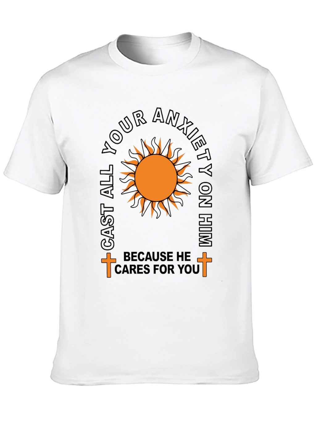 Cast Your Anxiety T-Shirt: Comfort & Faith