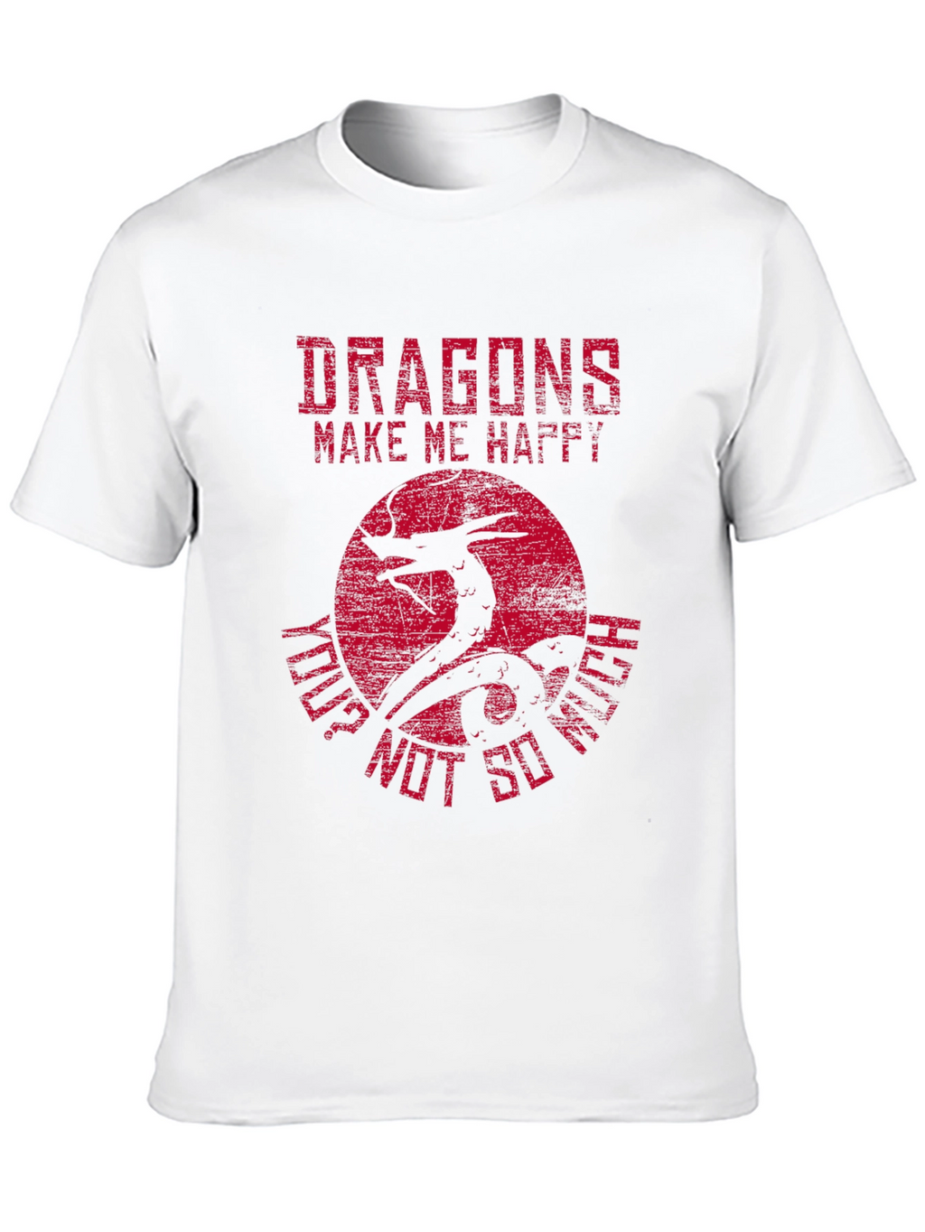 Dragons Make Me Happy Graphic T-Shirt