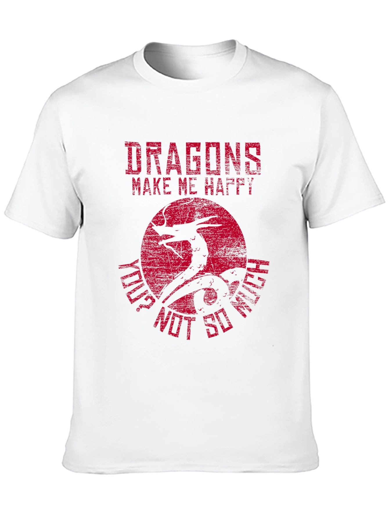 Dragons Make Me Happy Graphic T-Shirt