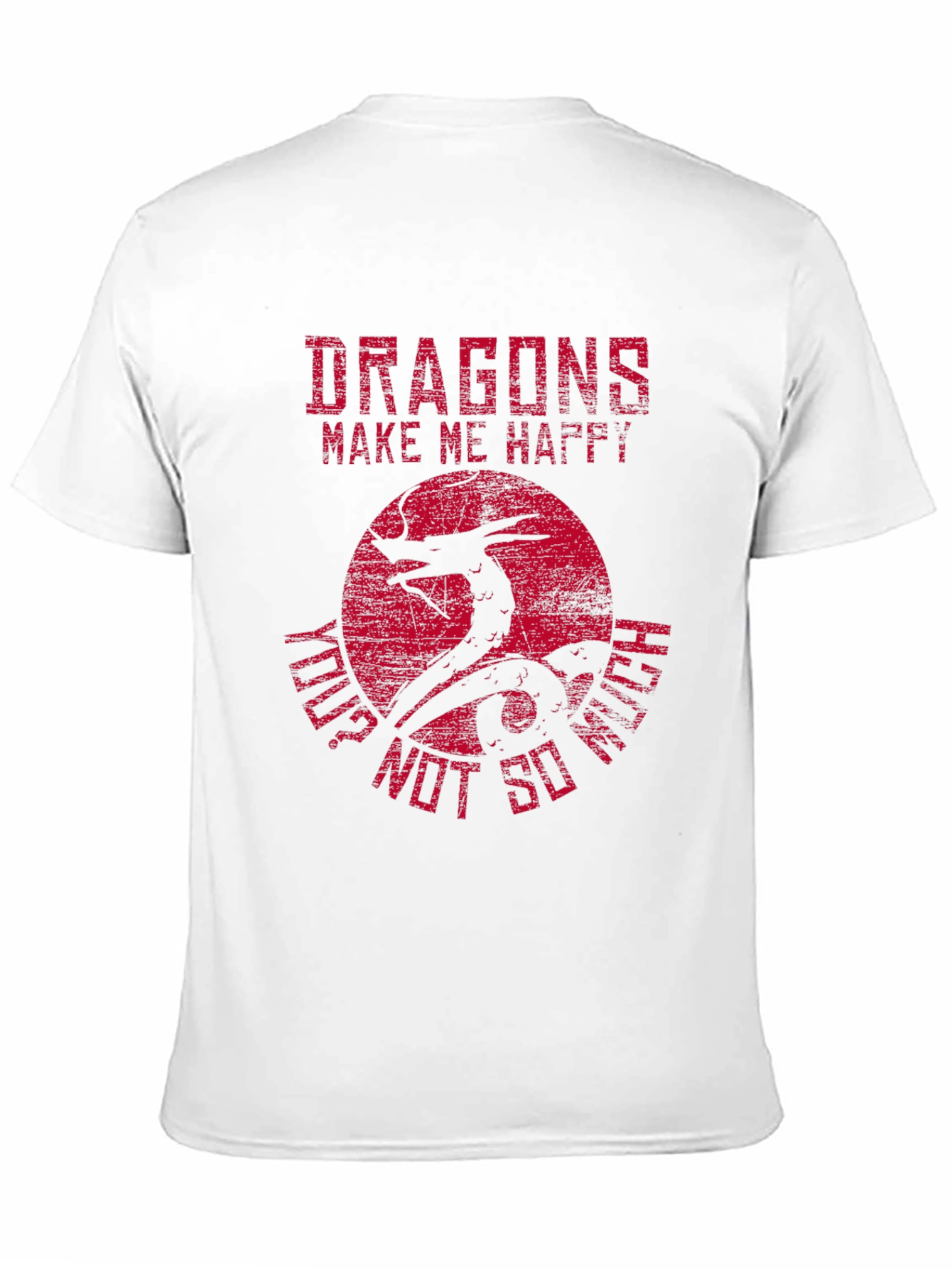 Dragons Make Me Happy Graphic T-Shirt