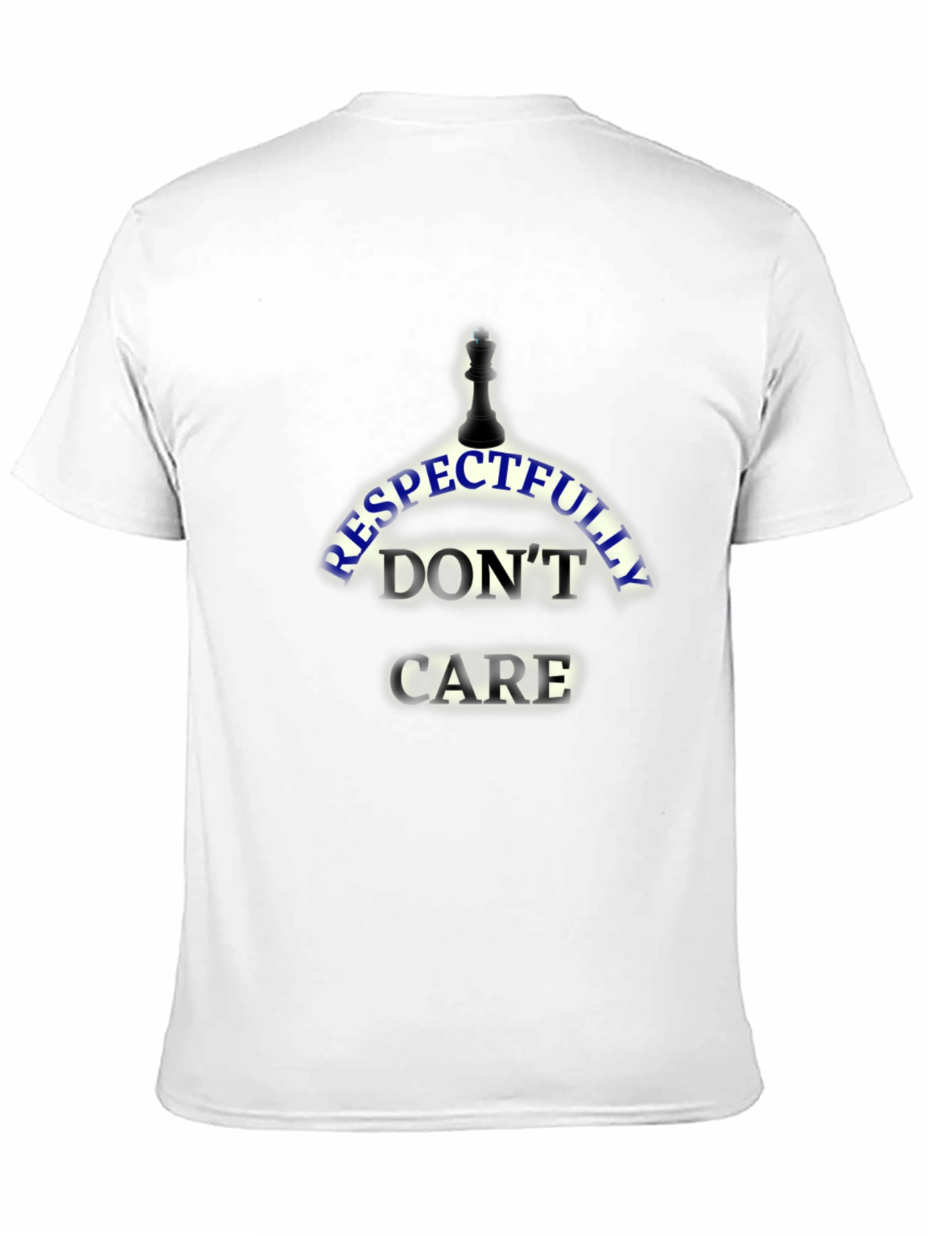 Respectfully Dont Care Black T-Shirt