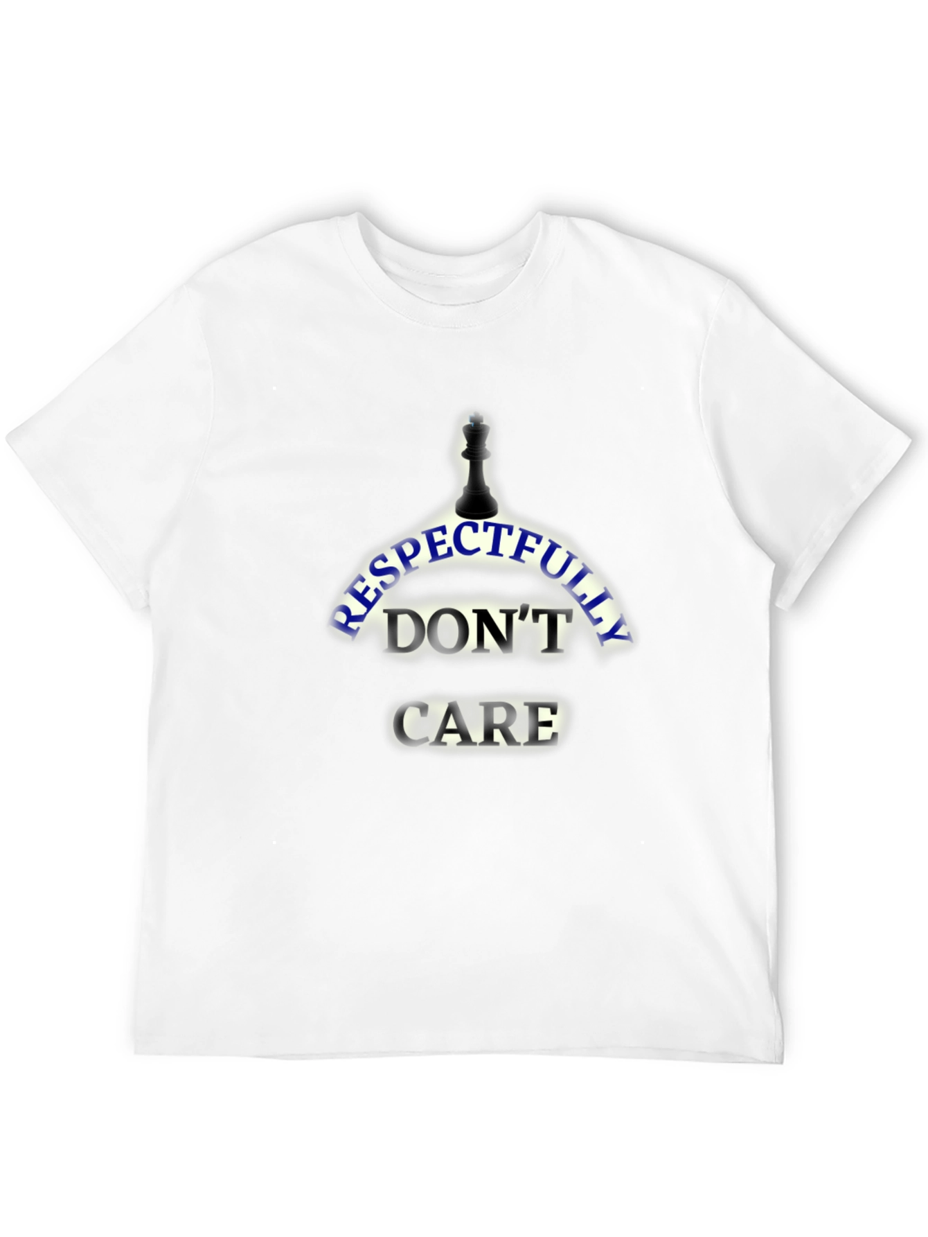 Respectfully Dont Care Black T-Shirt