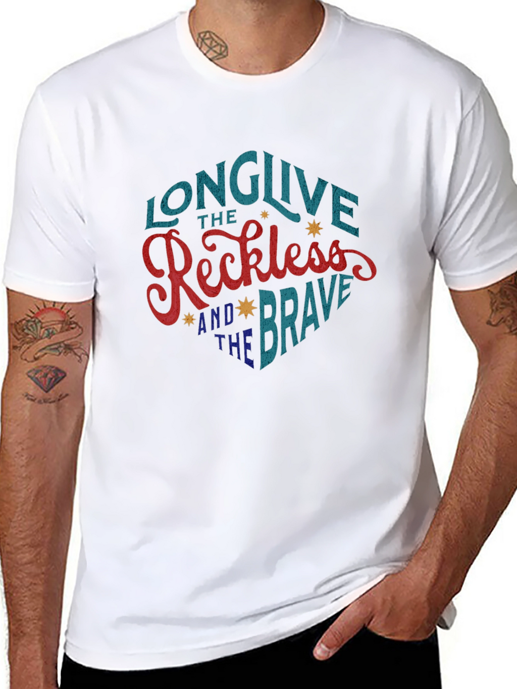 Long Live the Reckless and Brave Graphic Tee