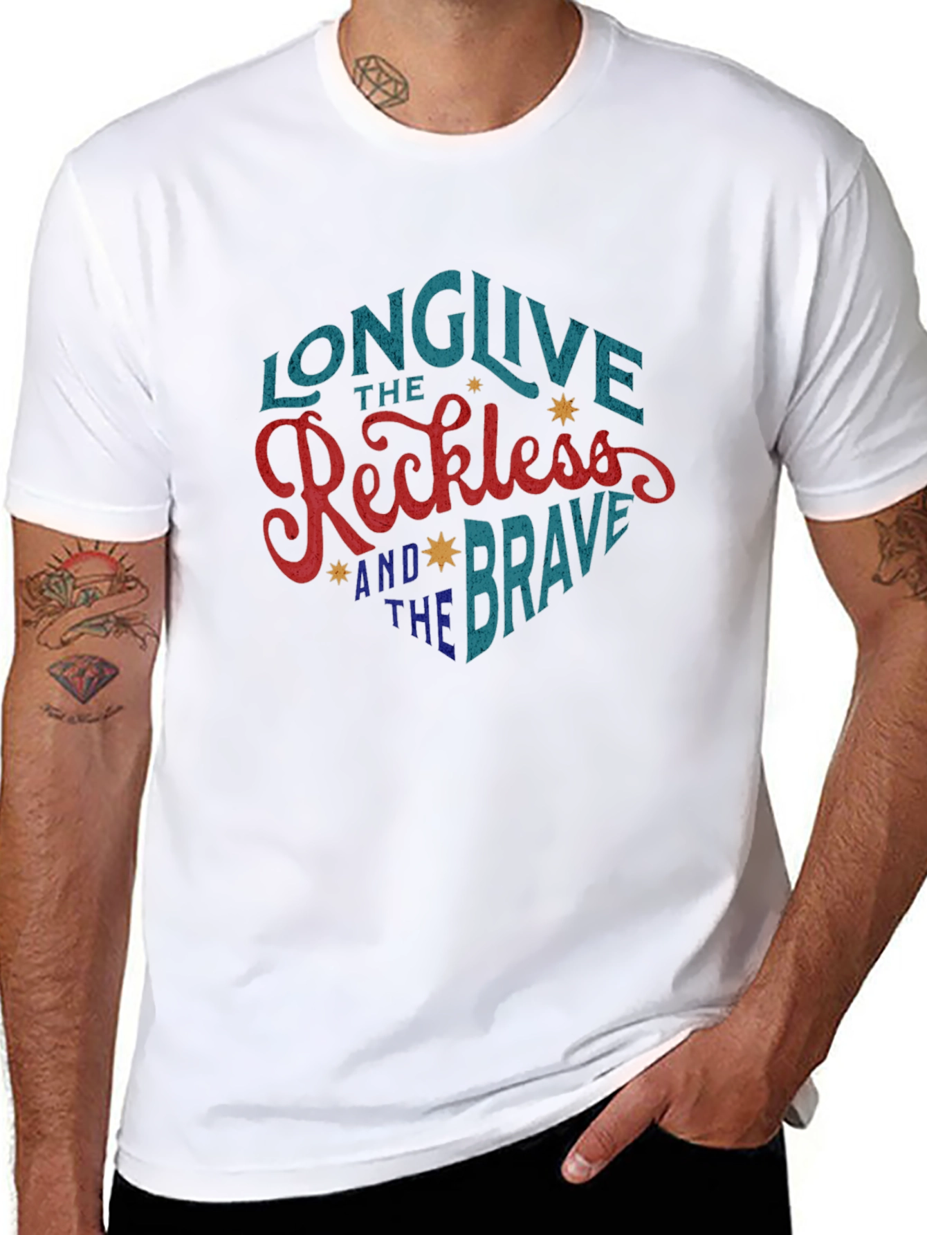 Long Live the Reckless and Brave Graphic Tee