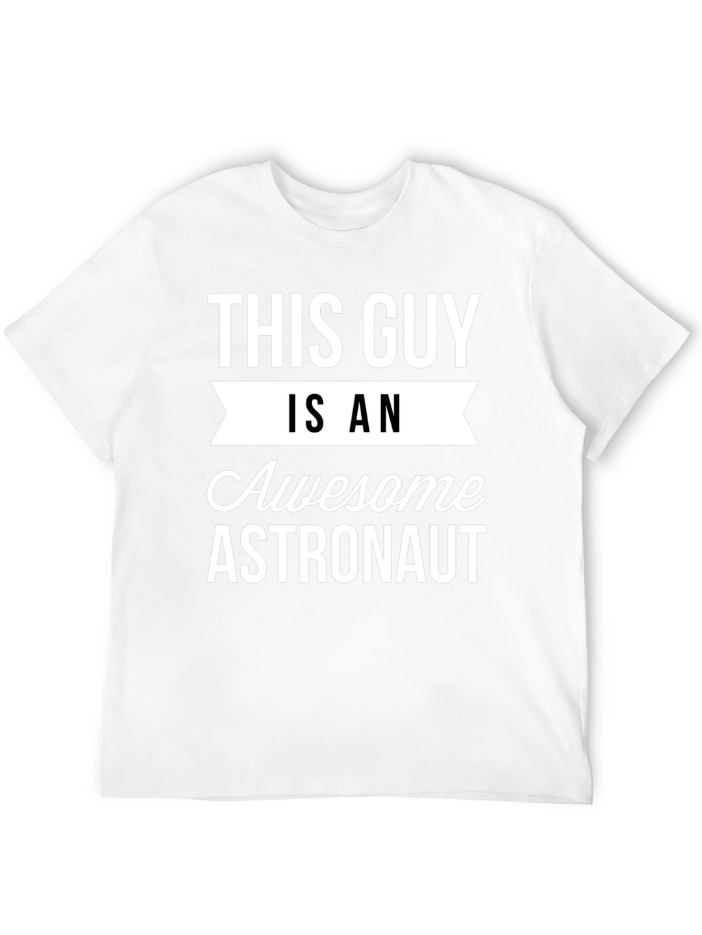 Awesome Astronaut Graphic T-Shirt - Black