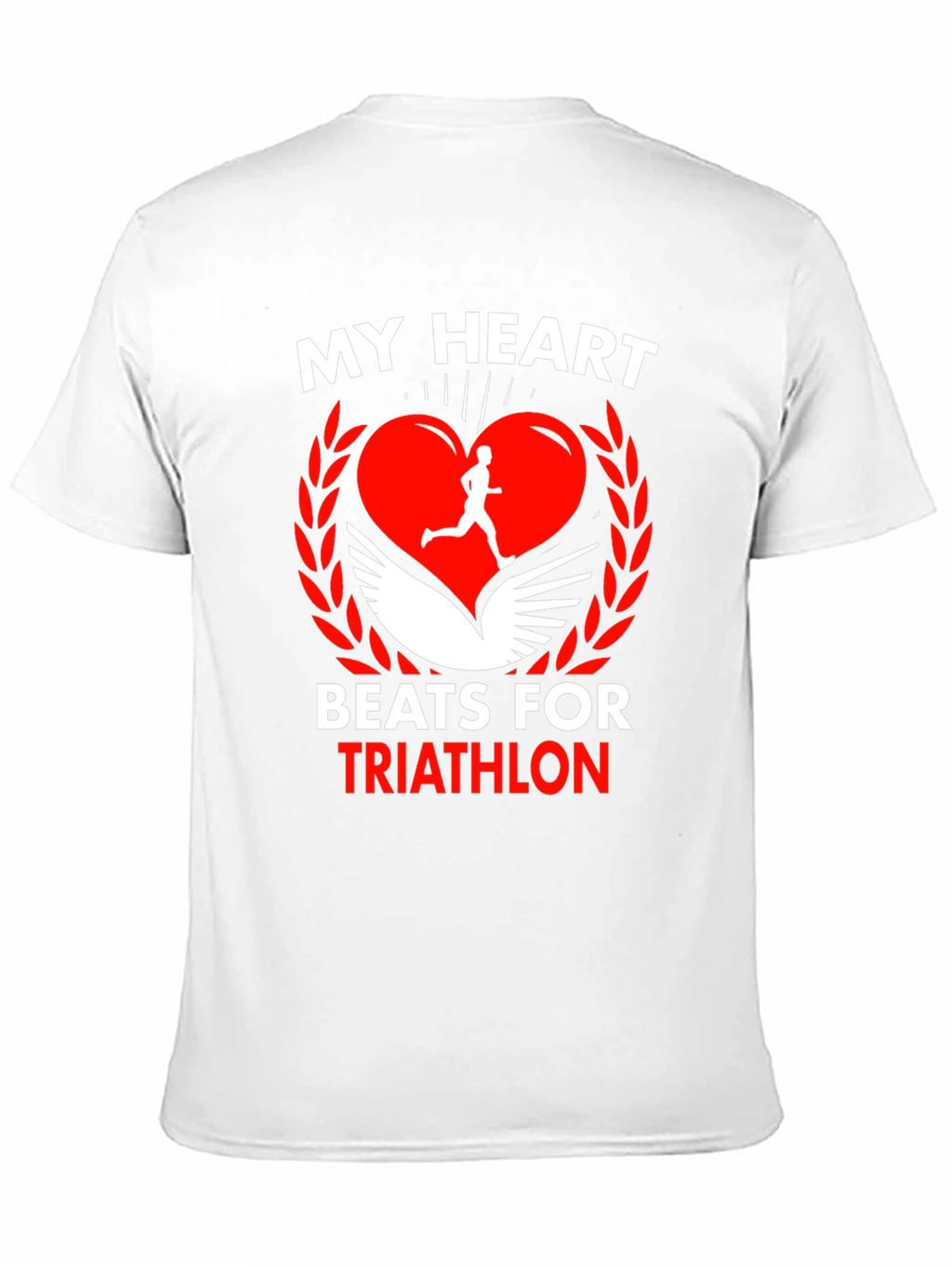 My Heart Beats for Triathlon Graphic T-Shirt