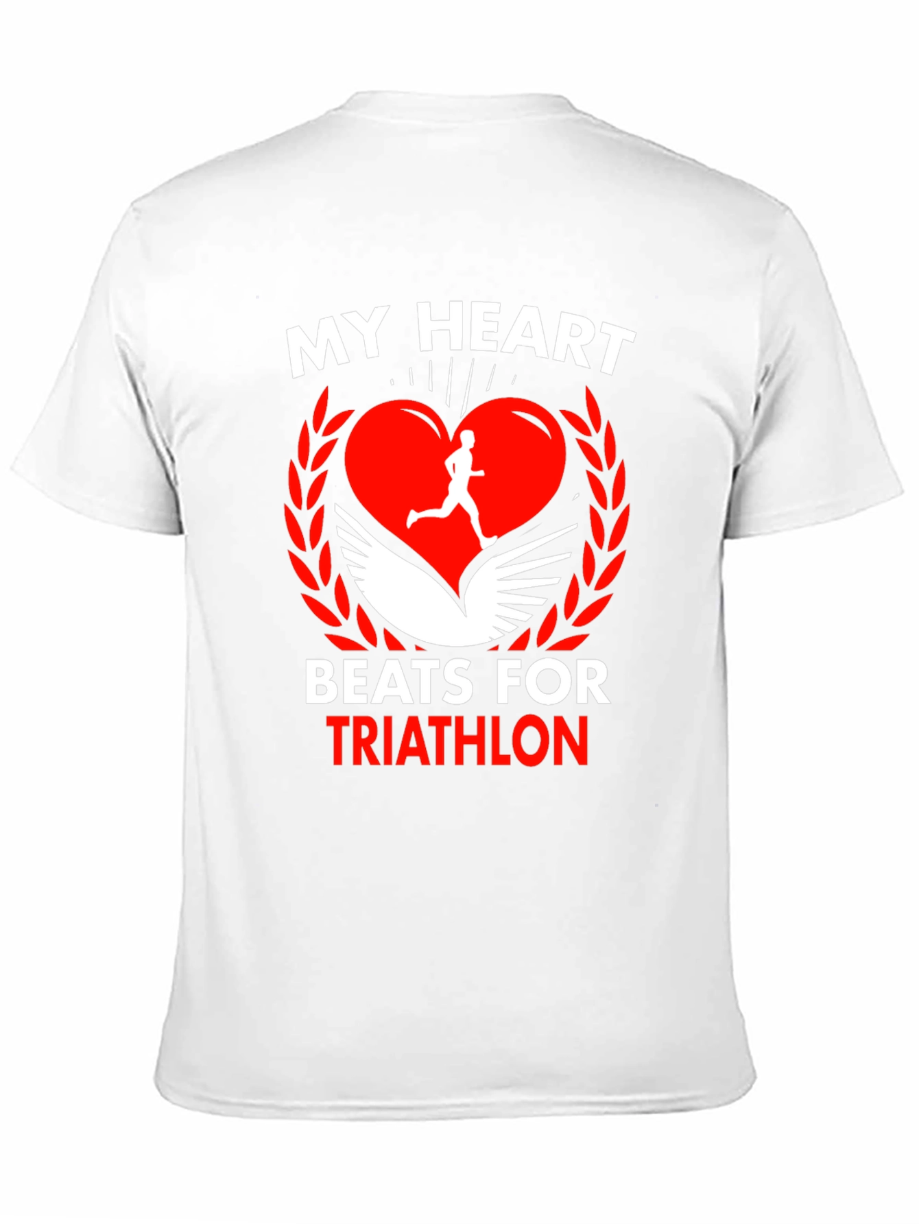 My Heart Beats for Triathlon Graphic T-Shirt