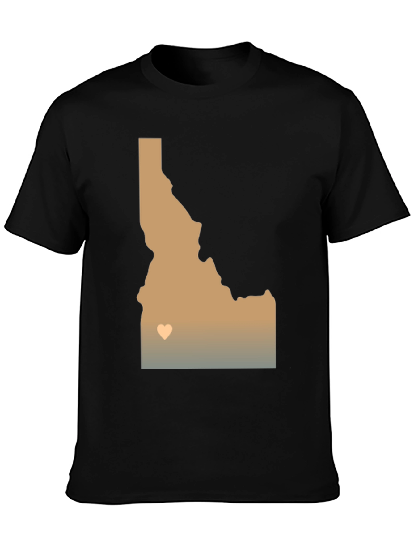 Idaho State Map Graphic Tee - Stylish & Comfortable