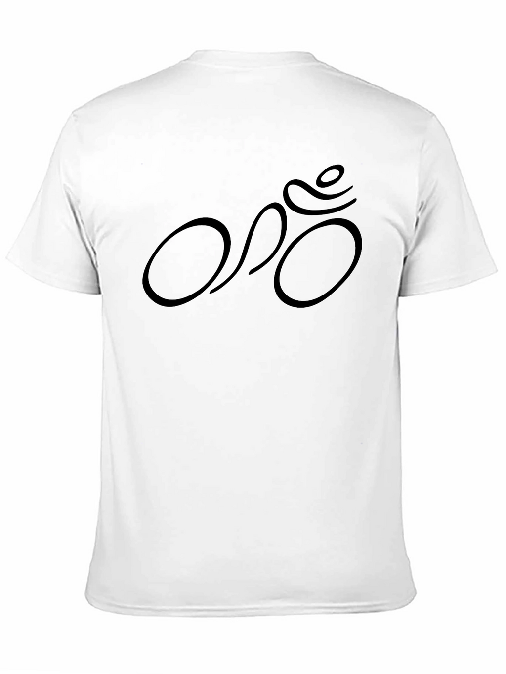 Cycling Silhouette Graphic Tee - Black