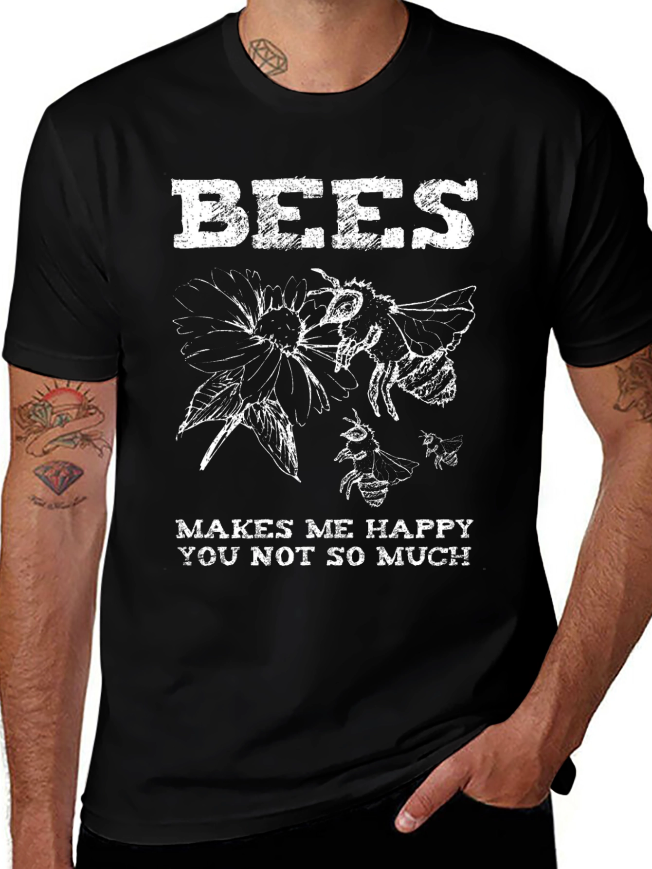 Bees Make Me Happy T-Shirt