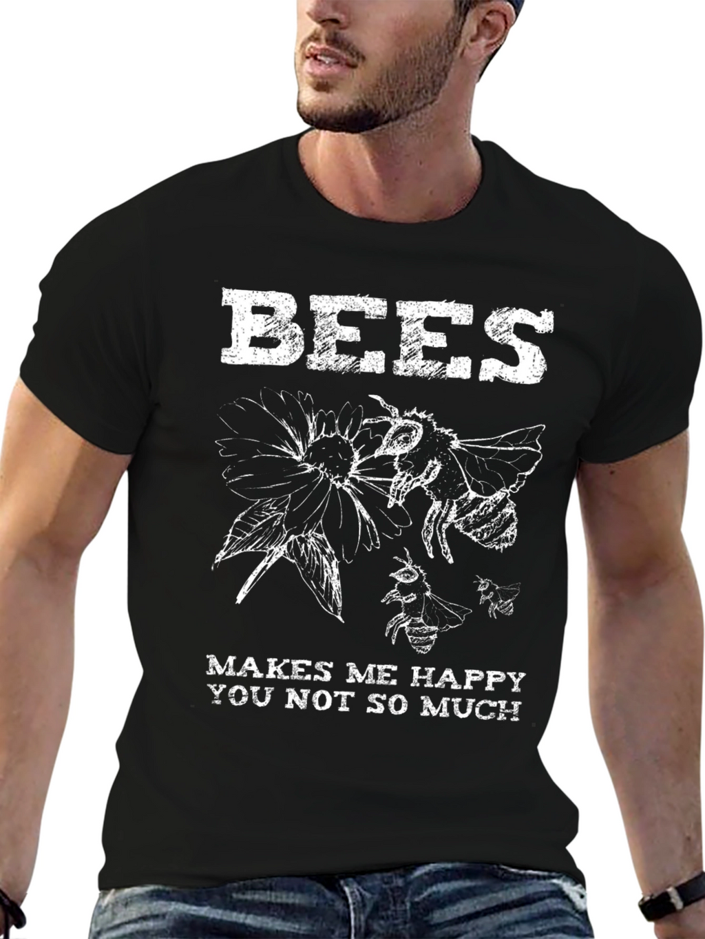 Bees Make Me Happy T-Shirt