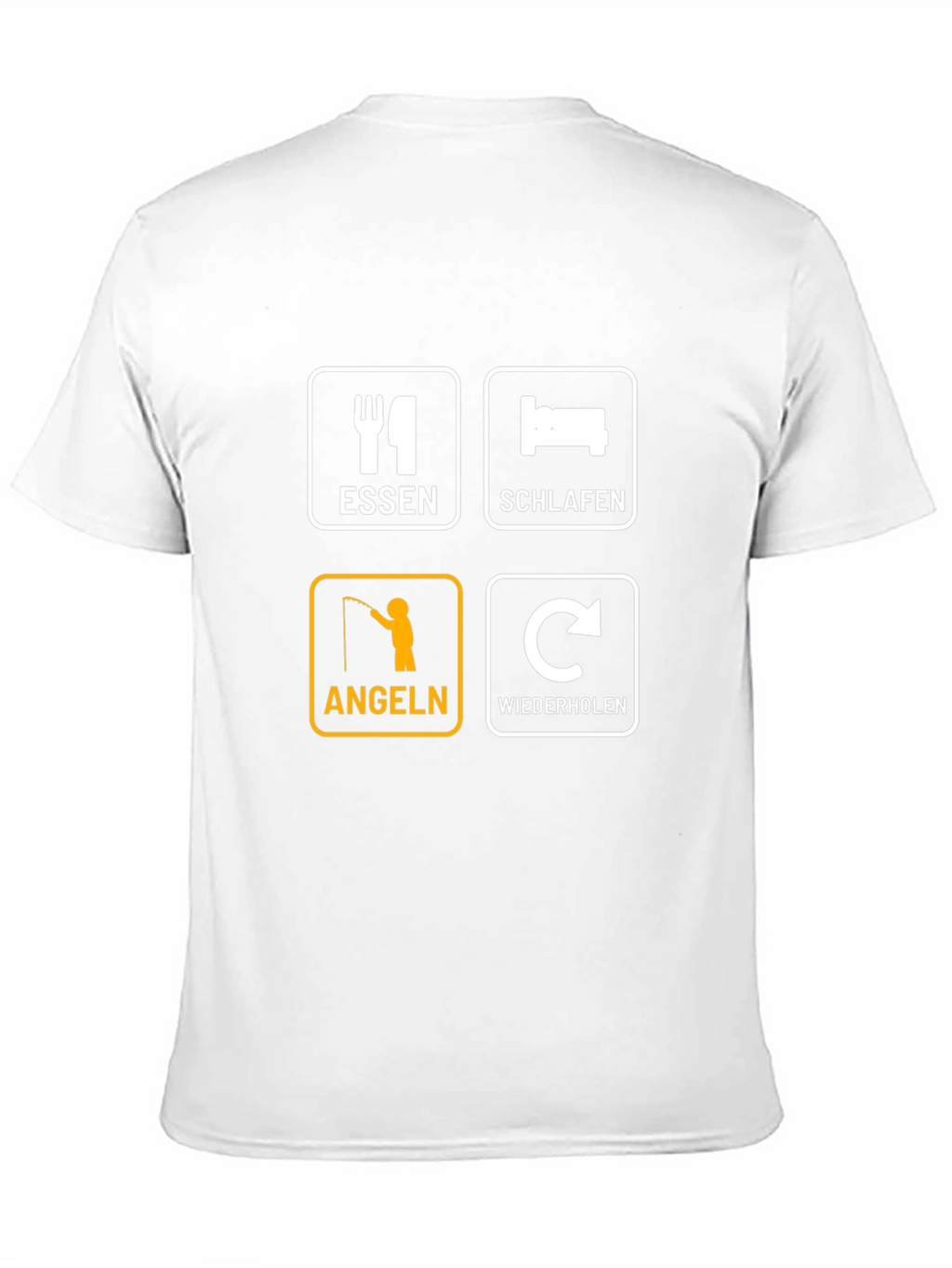 Eat Sleep Fish Repeat T-Shirt - Angeln Essen Schlafen