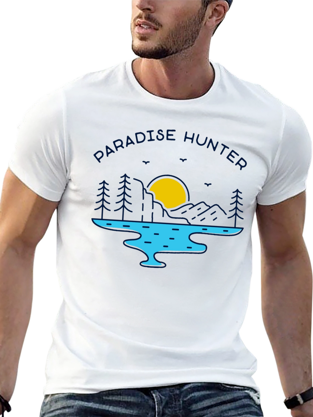 Paradise Hunter Graphic Tee