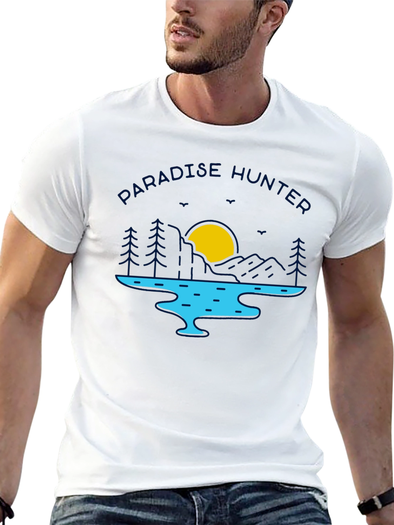 Paradise Hunter Graphic Tee