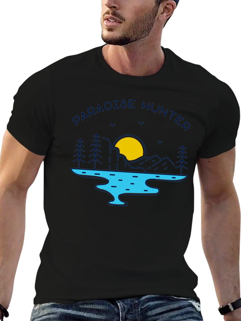 Paradise Hunter Graphic Tee