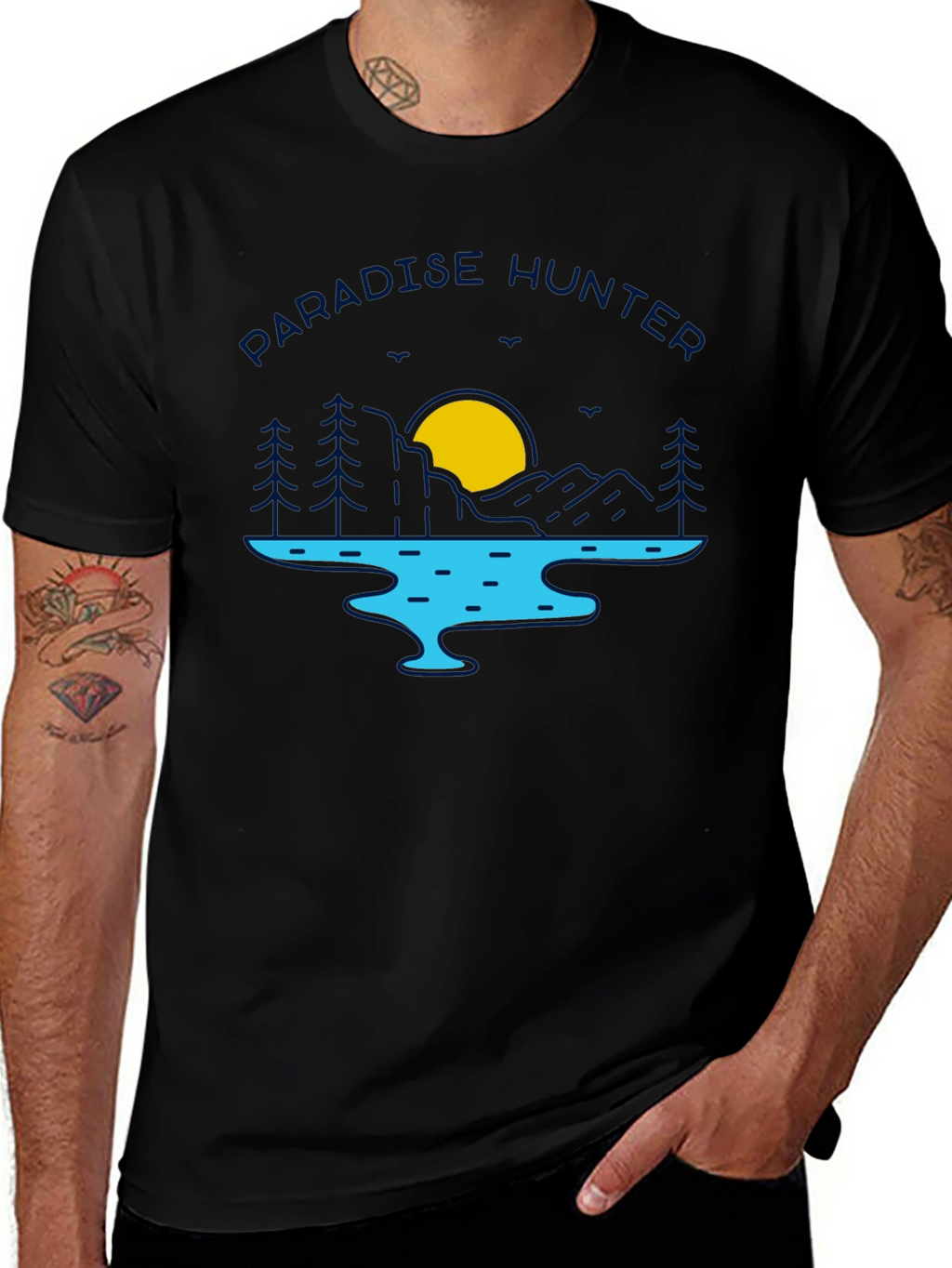 Paradise Hunter Graphic Tee