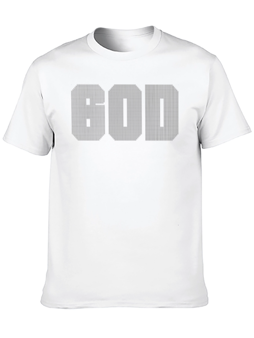 Black GOD Graphic Tee - Soft Cotton Blend