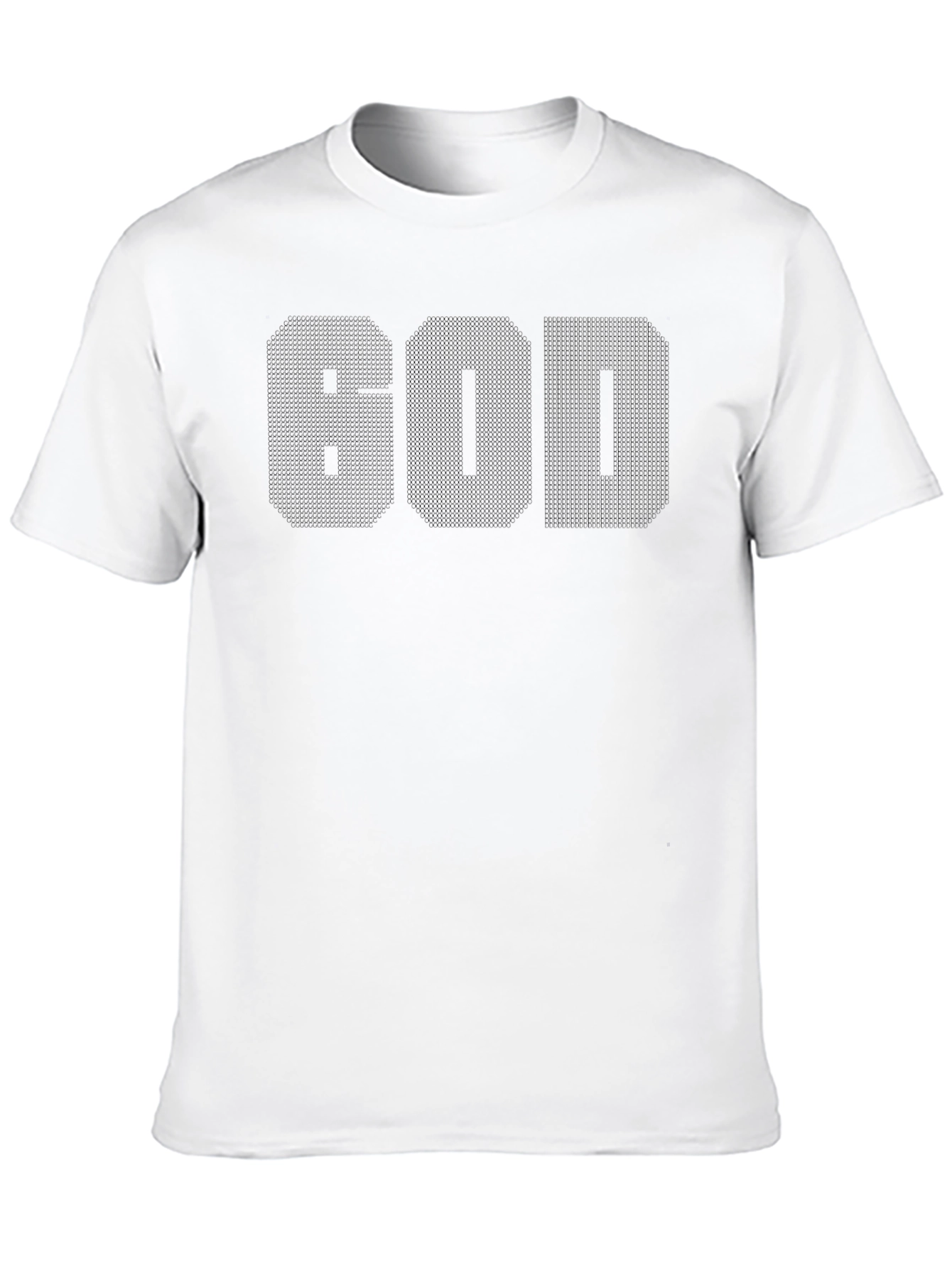 Black GOD Graphic Tee - Soft Cotton Blend