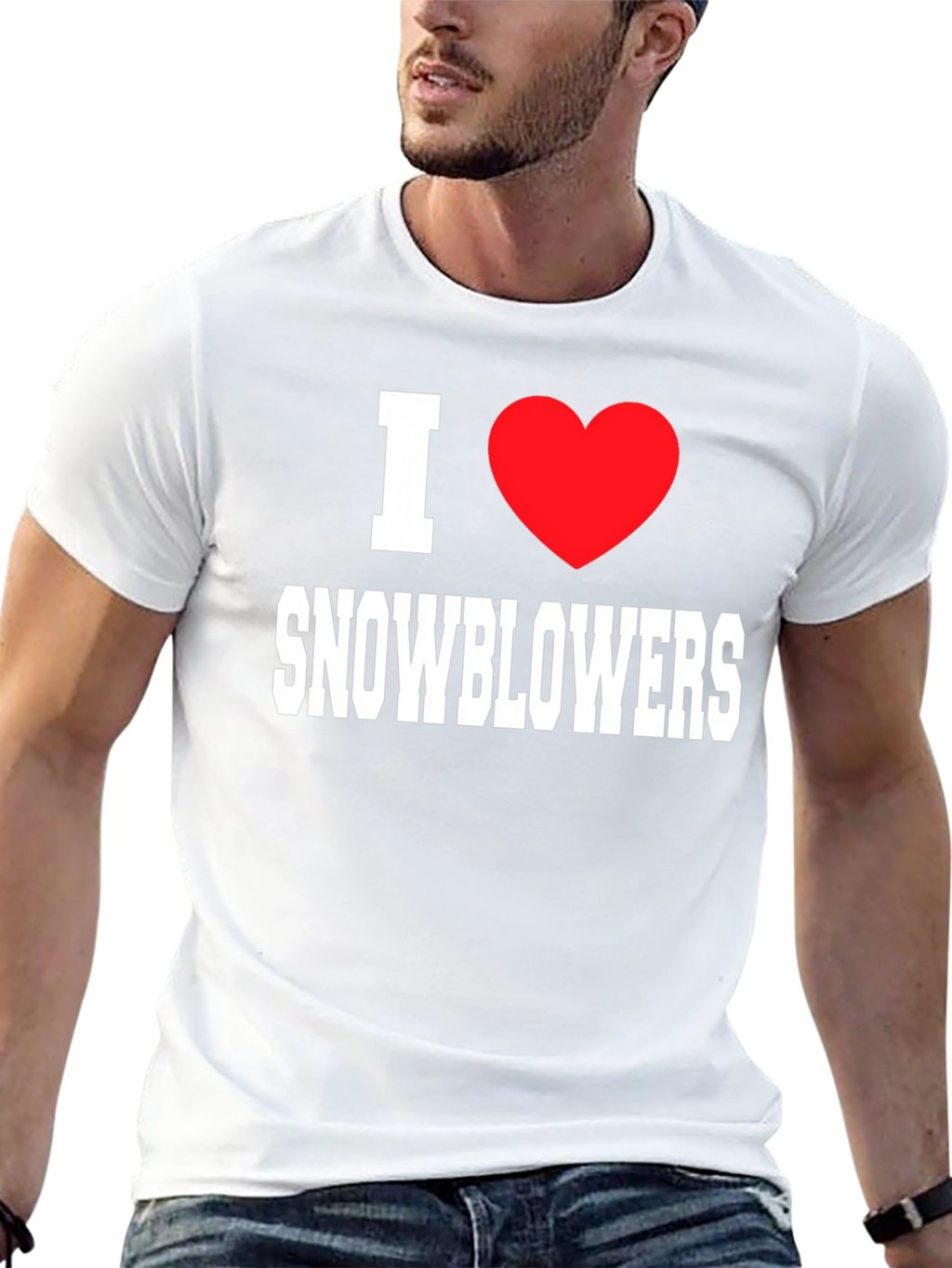 I Love Snowblowers - Graphic T-Shirt