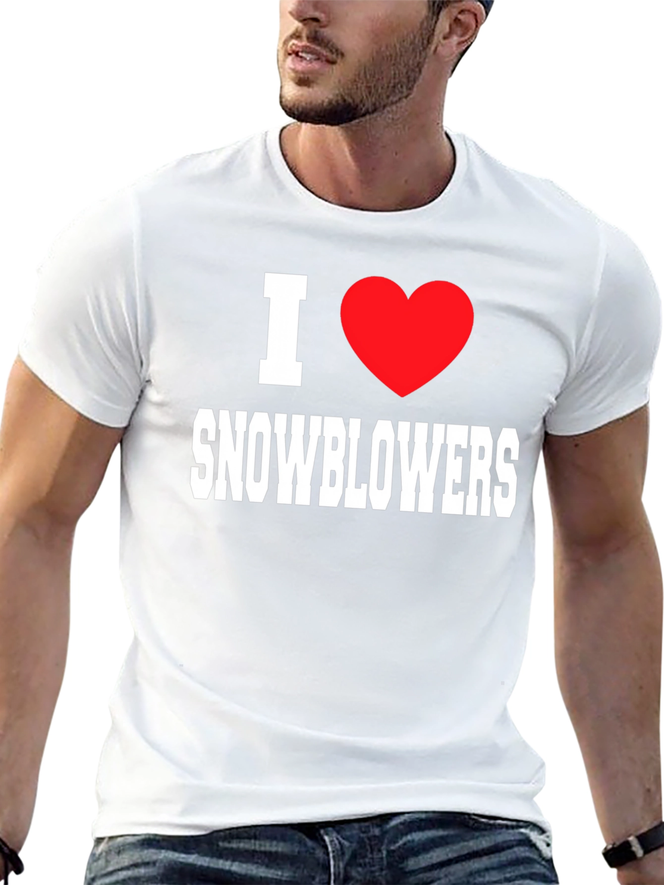 I Love Snowblowers - Graphic T-Shirt