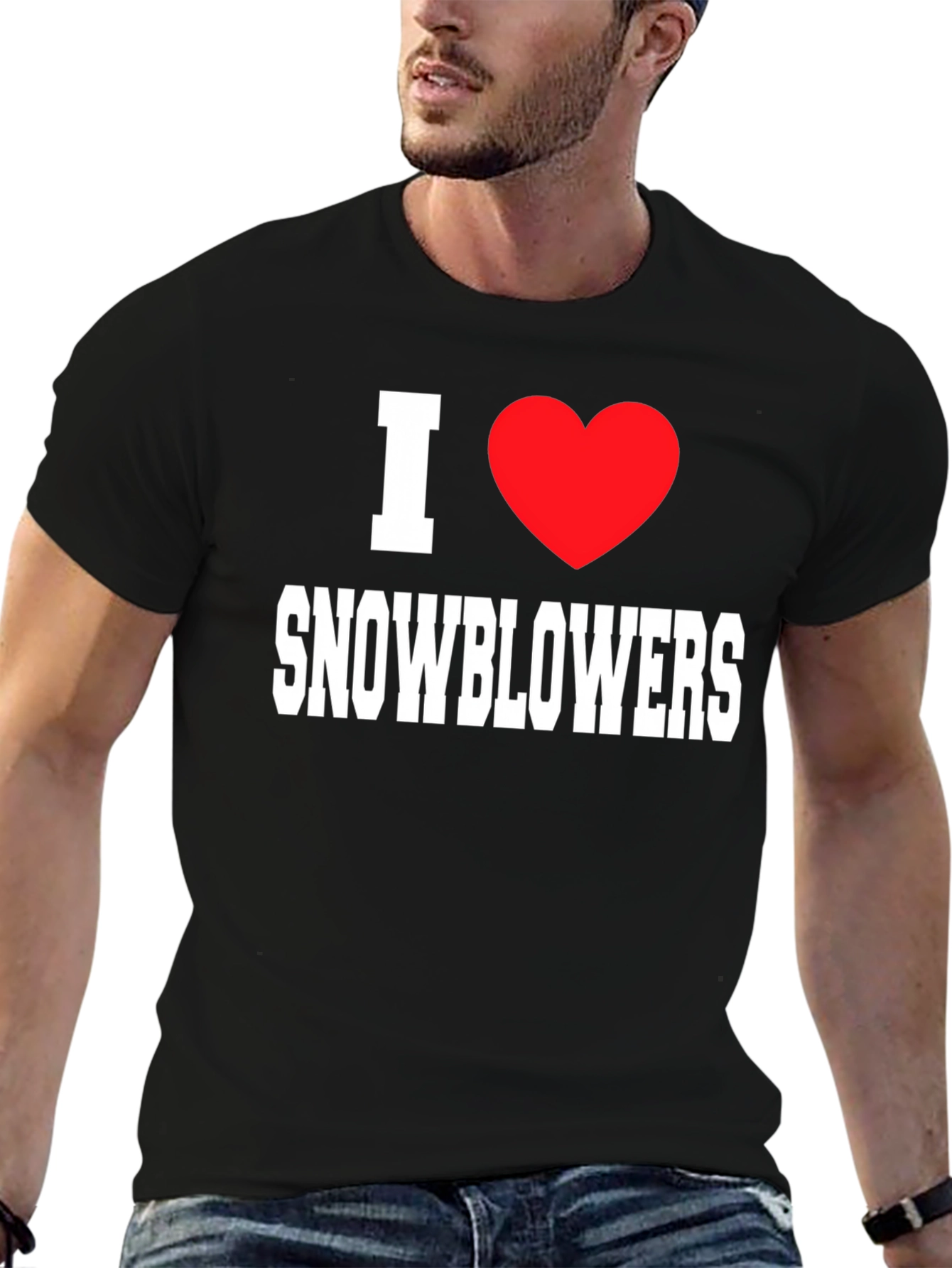 I Love Snowblowers - Graphic T-Shirt