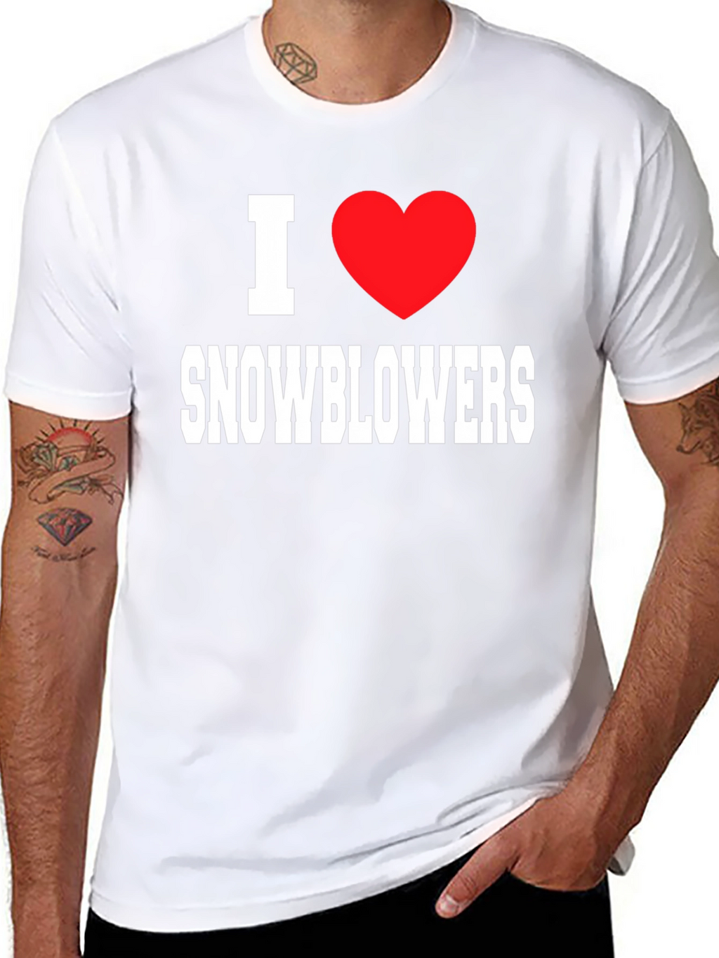 I Love Snowblowers - Graphic T-Shirt