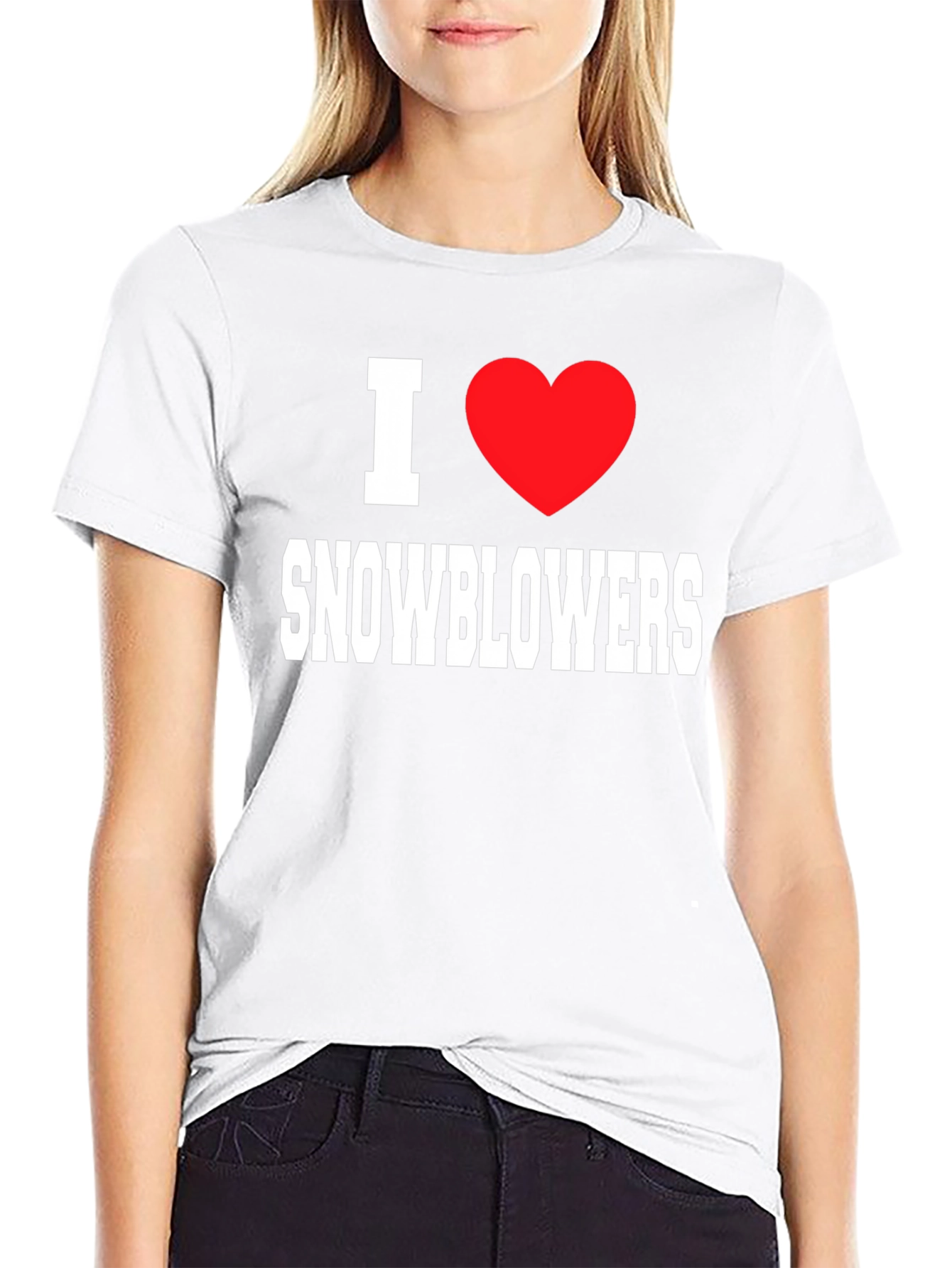 I Love Snowblowers - Graphic T-Shirt