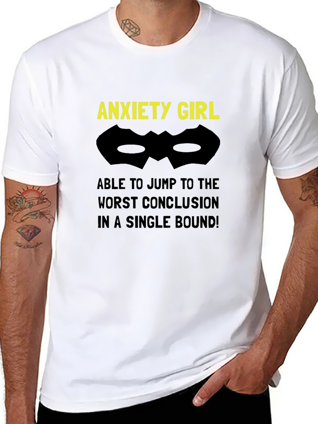 Anxiety Girl T-Shirt - Jump to Conclusions!