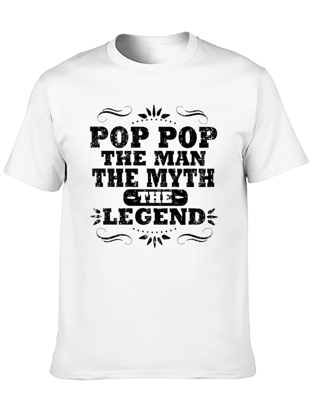 Pop Pop Legend Graphic Tee - Black T-Shirt
