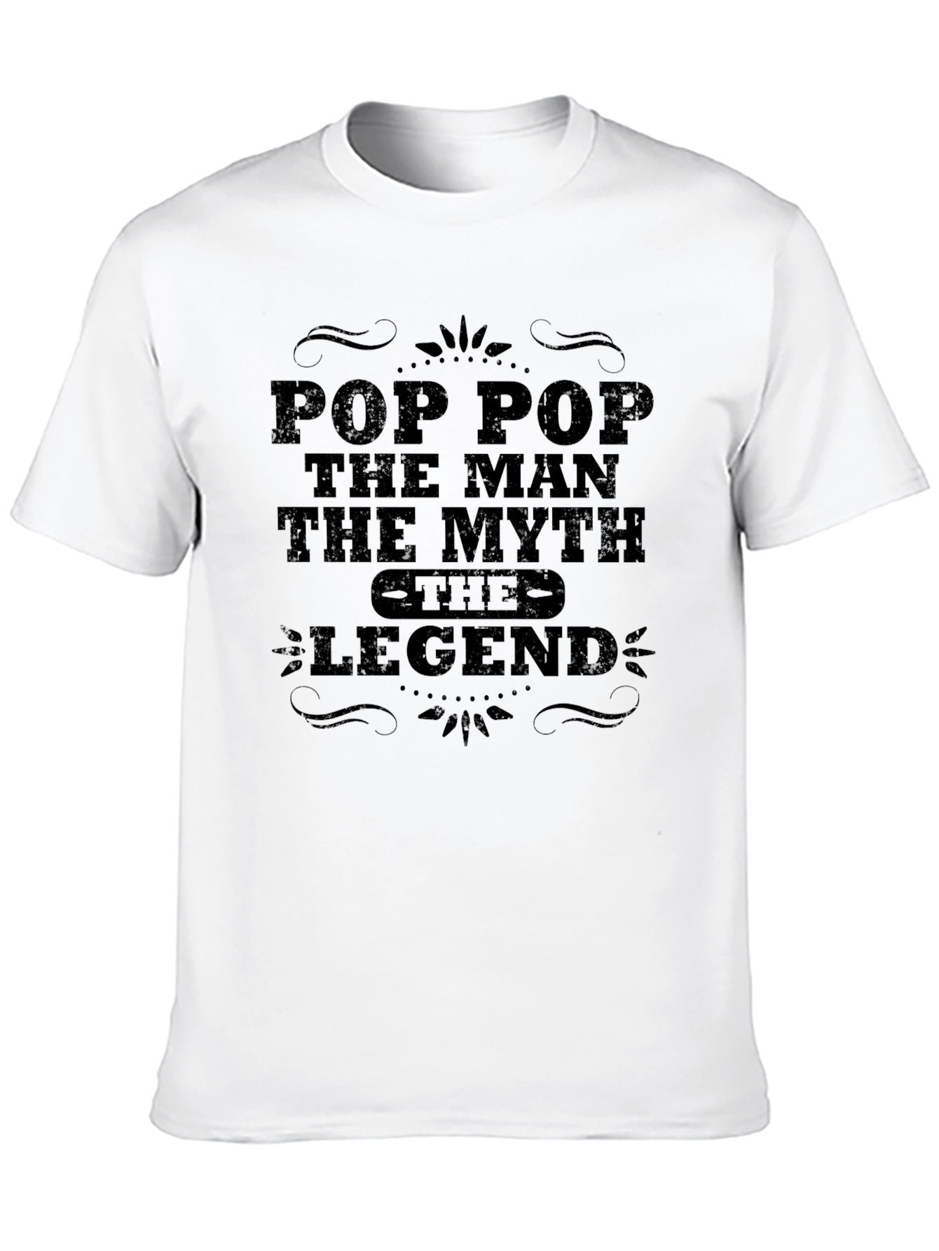 Pop Pop Legend Graphic Tee - Black T-Shirt