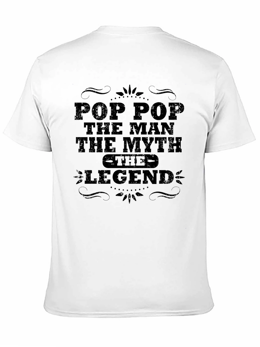 Pop Pop Legend Graphic Tee - Black T-Shirt