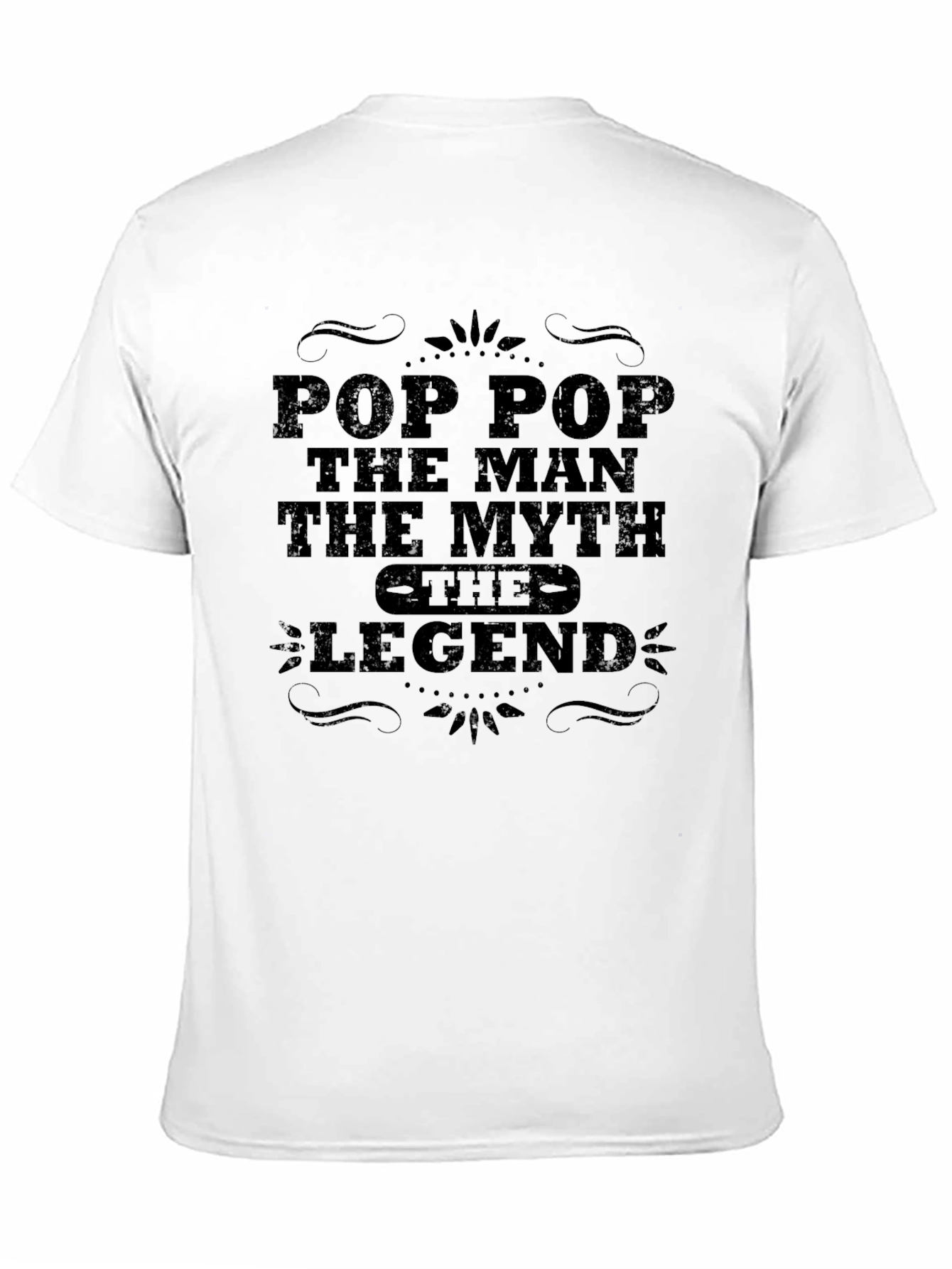 Pop Pop Legend Graphic Tee - Black T-Shirt