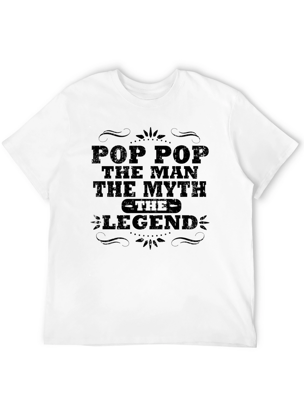 Pop Pop Legend Graphic Tee - Black T-Shirt
