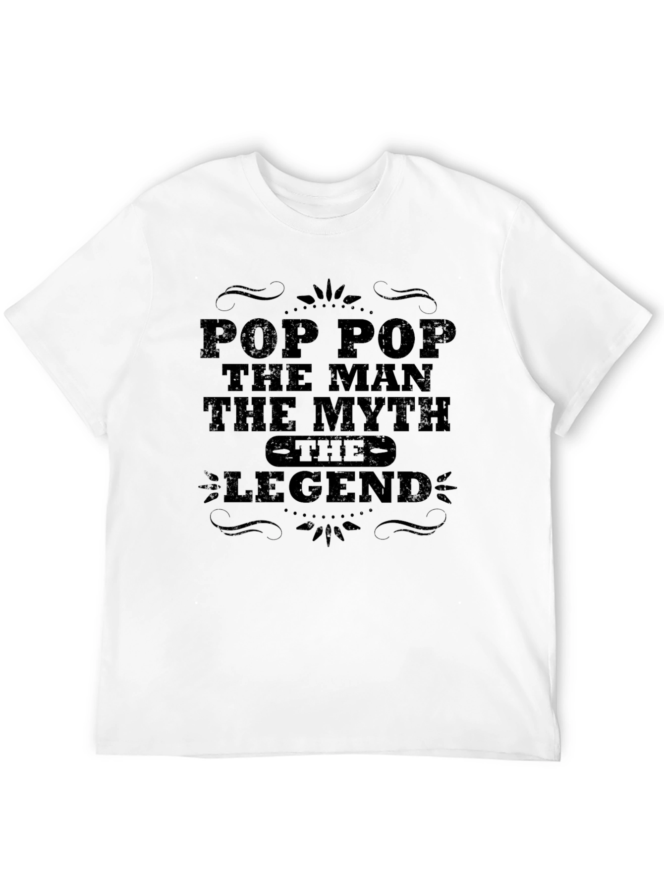 Pop Pop Legend Graphic Tee - Black T-Shirt