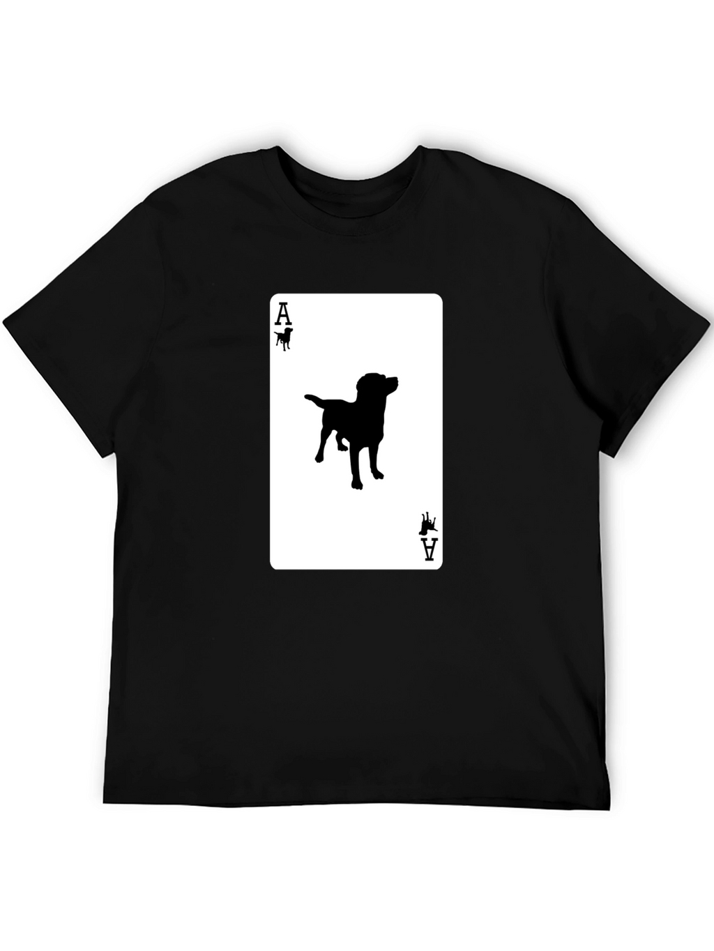 Ace of Dogs T-Shirt - Novelty Canine Card Tee