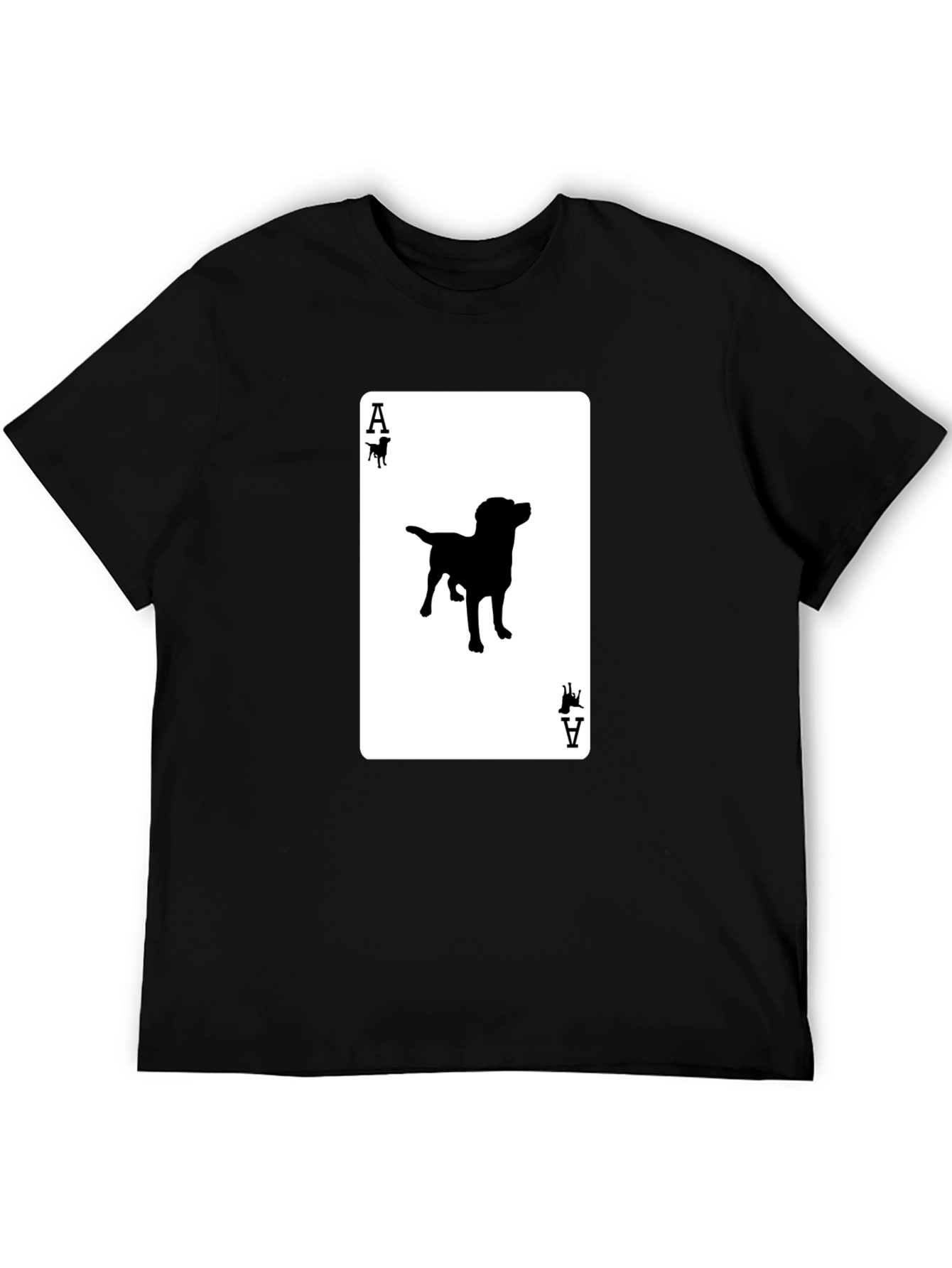 Ace of Dogs T-Shirt - Novelty Canine Card Tee