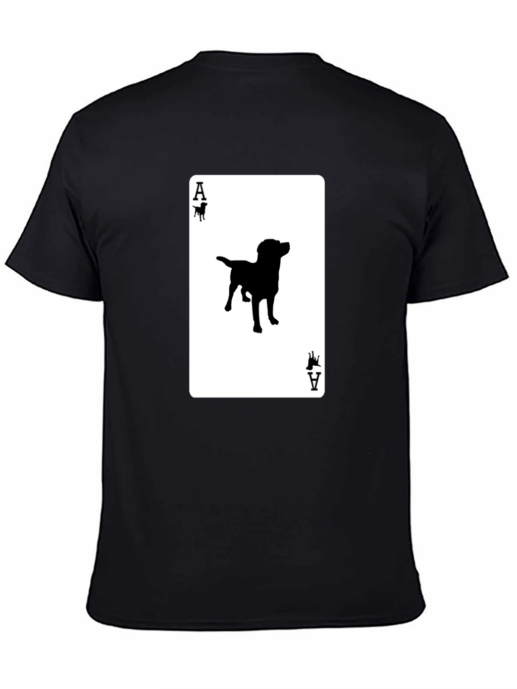Ace of Dogs T-Shirt - Novelty Canine Card Tee
