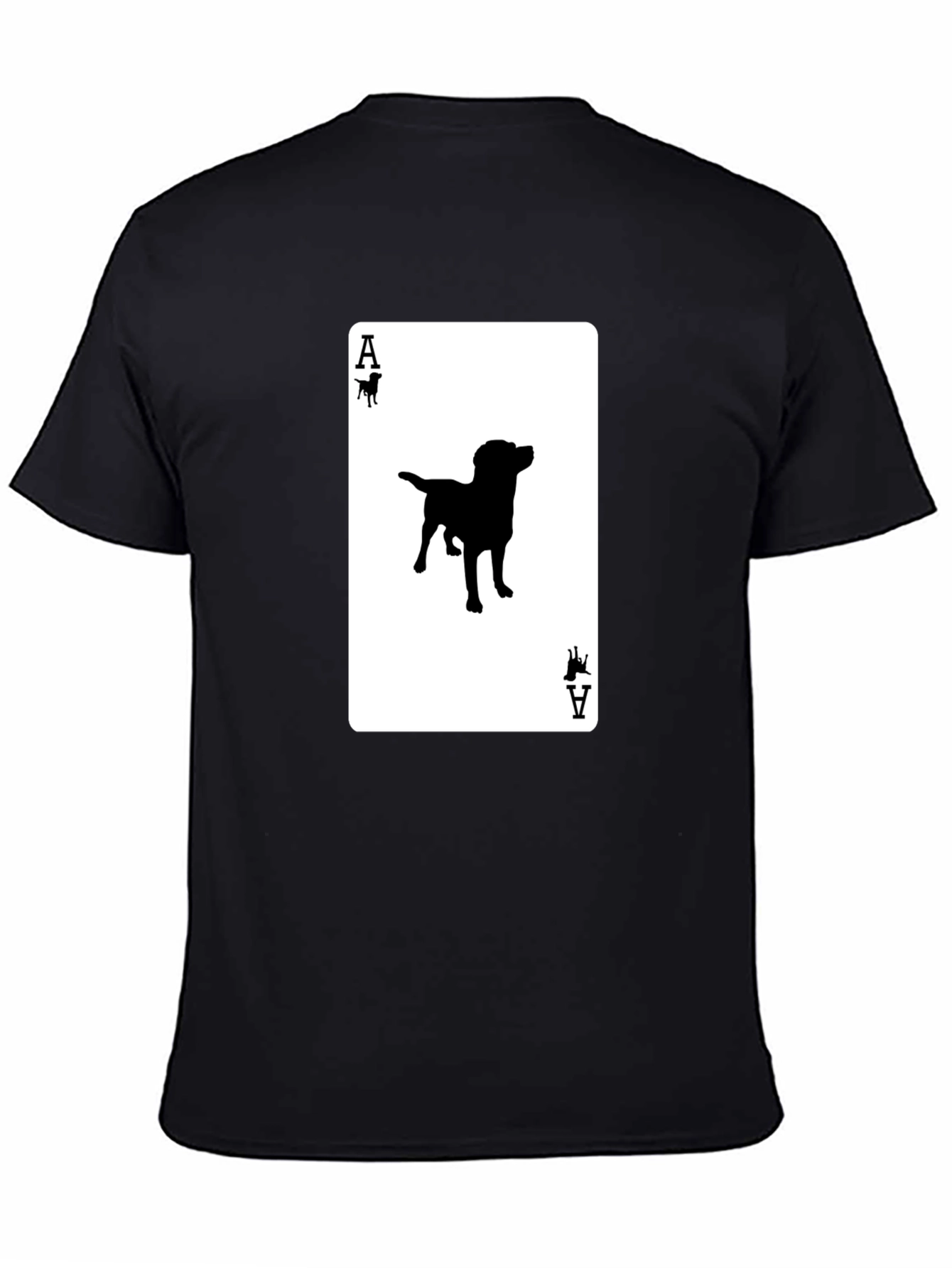 Ace of Dogs T-Shirt - Novelty Canine Card Tee